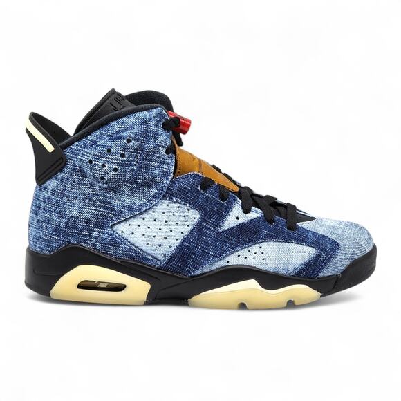 Nike Air Jordan 6 Retro Washed Denim Men’s Sneakers CT5350-401 EU 40 US 7 – New main image 8